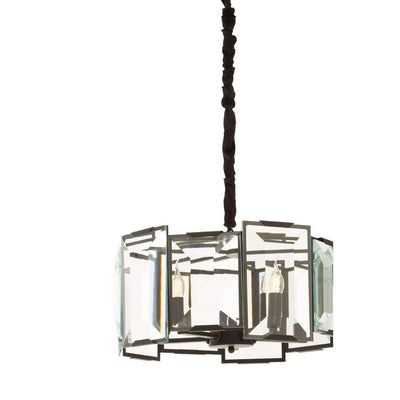 Noosa & Co. Lighting Babylon Black 6 Light Chandelier House of Isabella UK