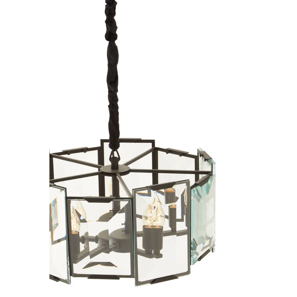 Babylon Black 6 Light Chandelier.