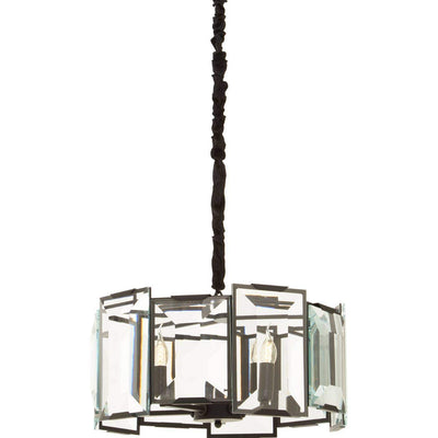 Noosa & Co. Lighting Babylon Black 6 Light Chandelier House of Isabella UK