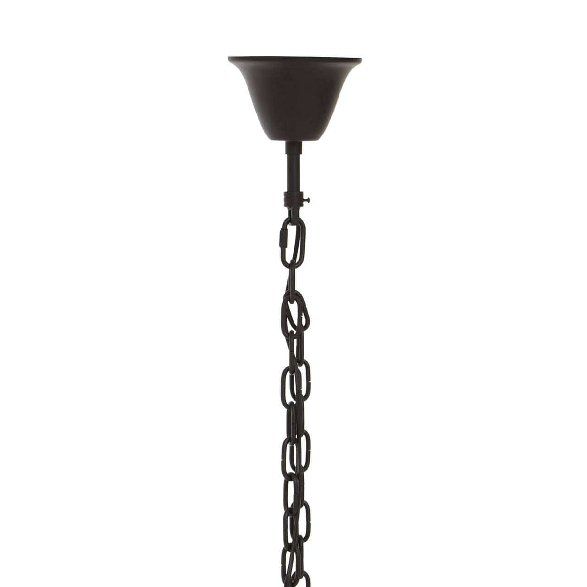 Babylon Black Six Bulb Chandelier.