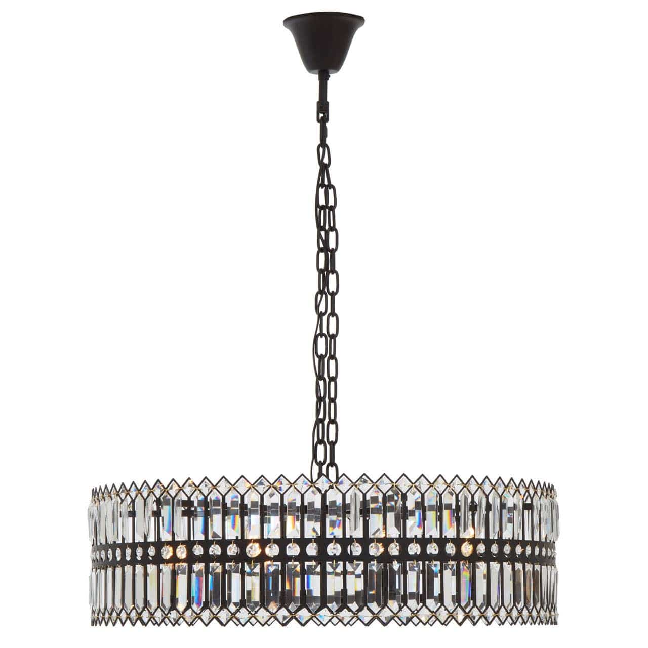 Noosa & Co. Lighting Babylon Eight Bulb Crystal Chandelier House of Isabella UK