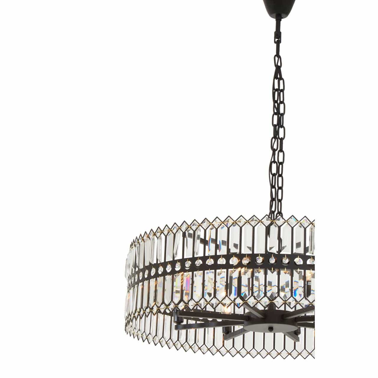 Noosa & Co. Lighting Babylon Eight Bulb Crystal Chandelier House of Isabella UK