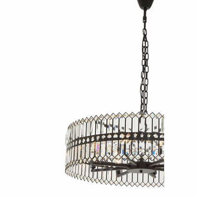 Noosa & Co. Lighting Babylon Eight Bulb Crystal Chandelier House of Isabella UK