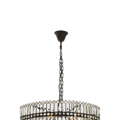 Noosa & Co. Lighting Babylon Eight Bulb Crystal Chandelier House of Isabella UK