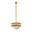 Babylon Four Bulb Antique Gold Chandelier.