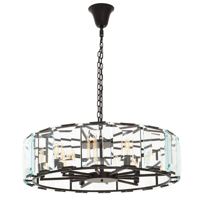 Noosa & Co. Lighting Babylon Large Black 12 Light Pendant Light House of Isabella UK