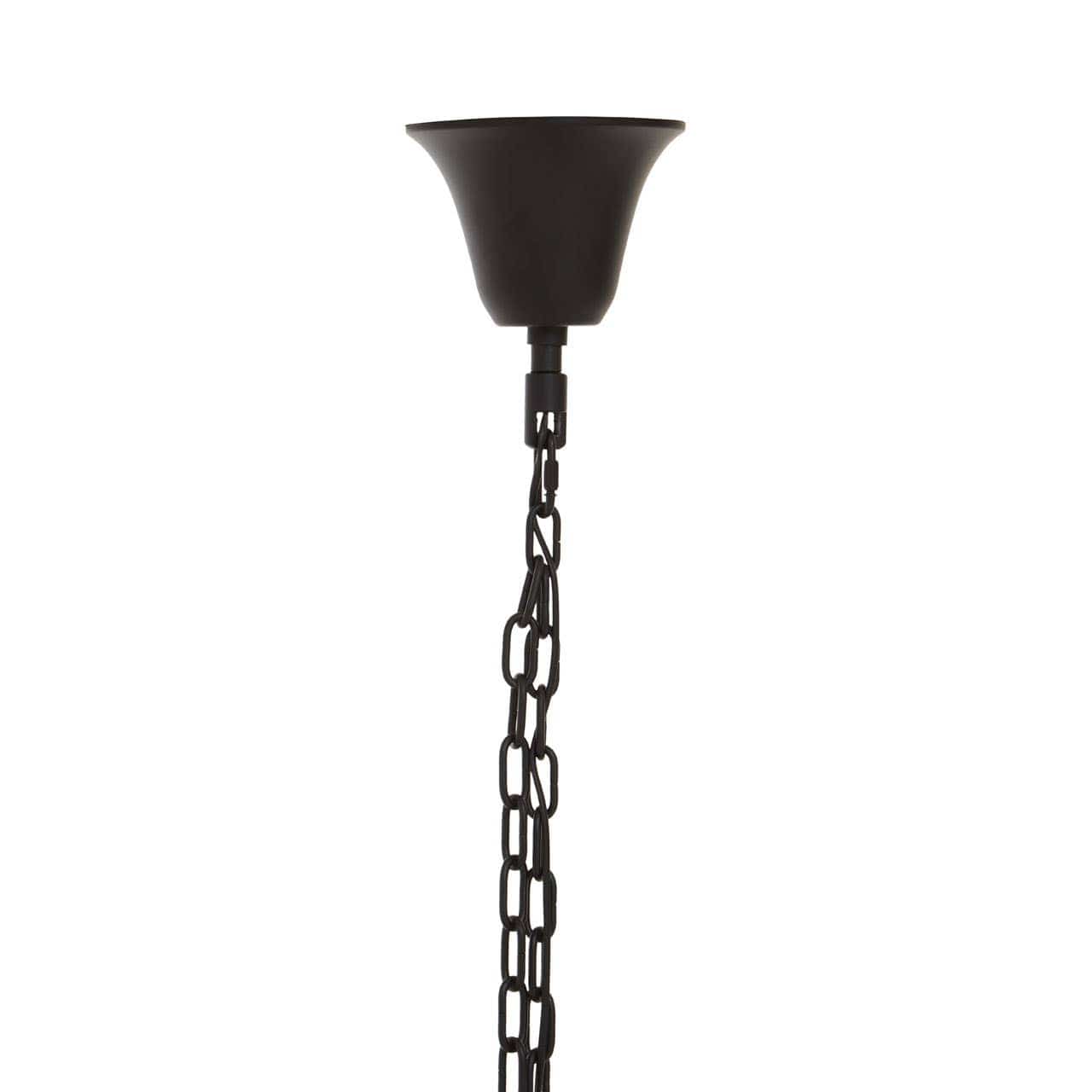 Noosa & Co. Lighting Babylon Large Black 12 Light Pendant Light House of Isabella UK