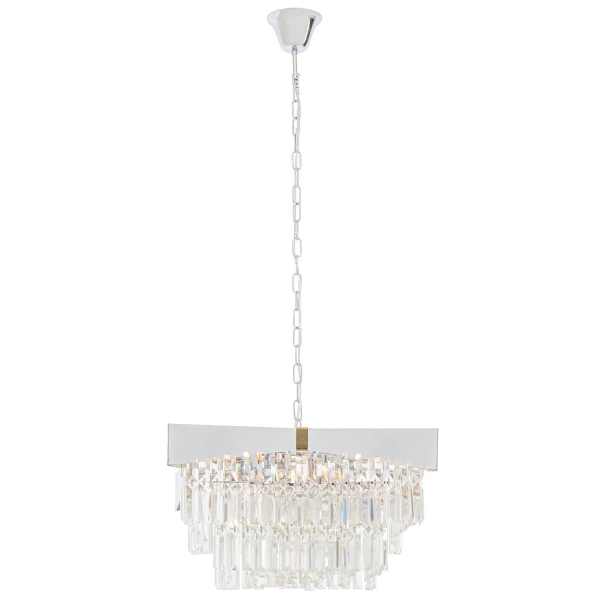 Noosa & Co. Lighting Babylon Six Bulb Chrome Chandelier House of Isabella UK