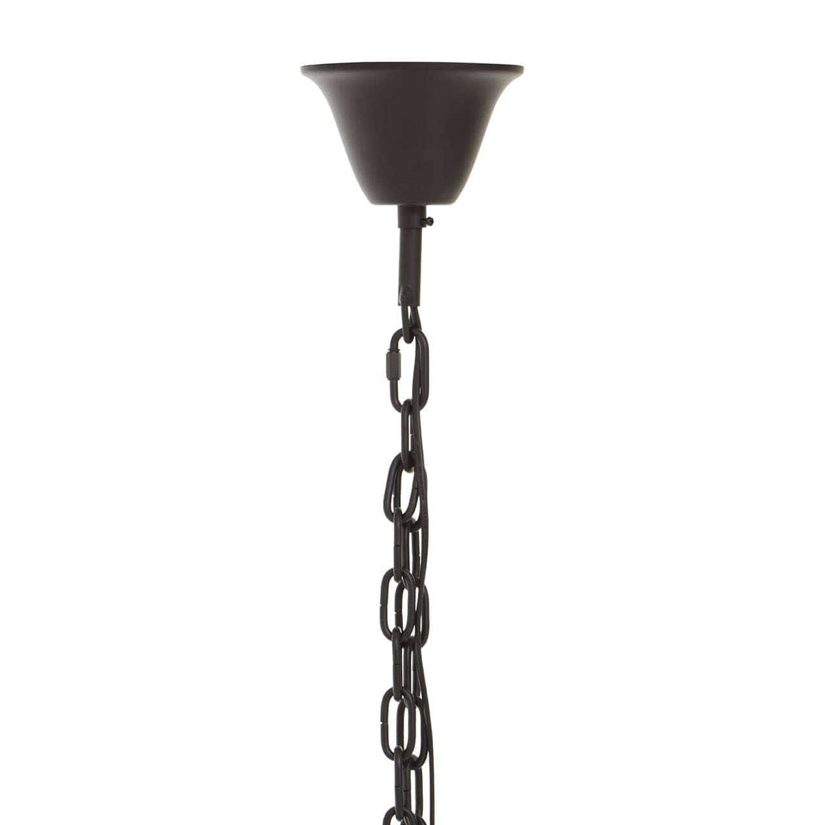 Babylon Small Black 6 Light Chandelier.