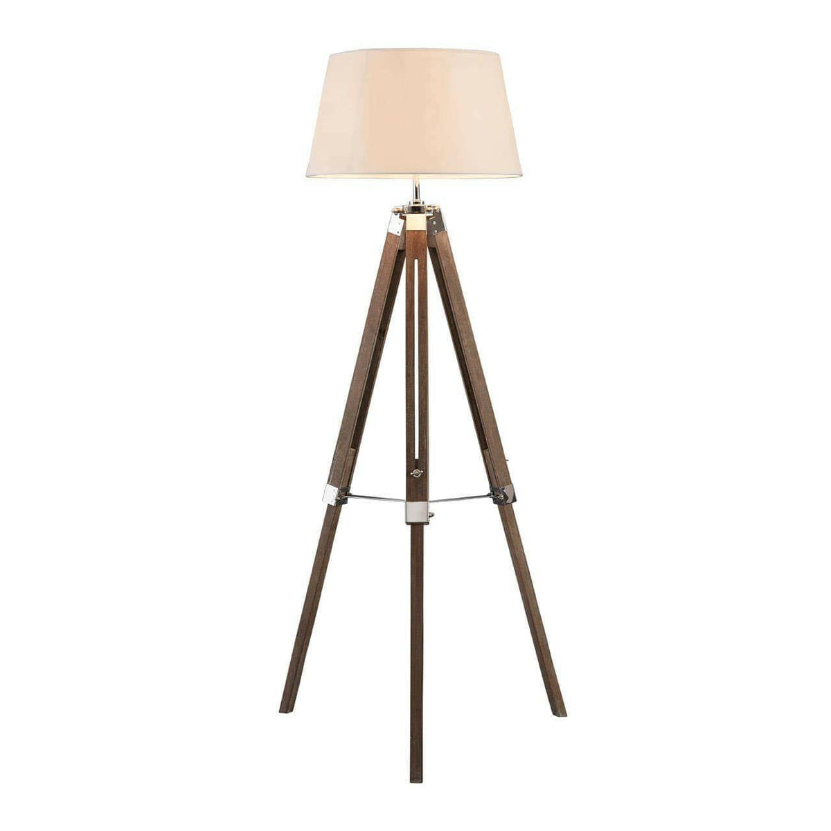 Brown Bailey Tripod Floor Lamp - 144Cm.