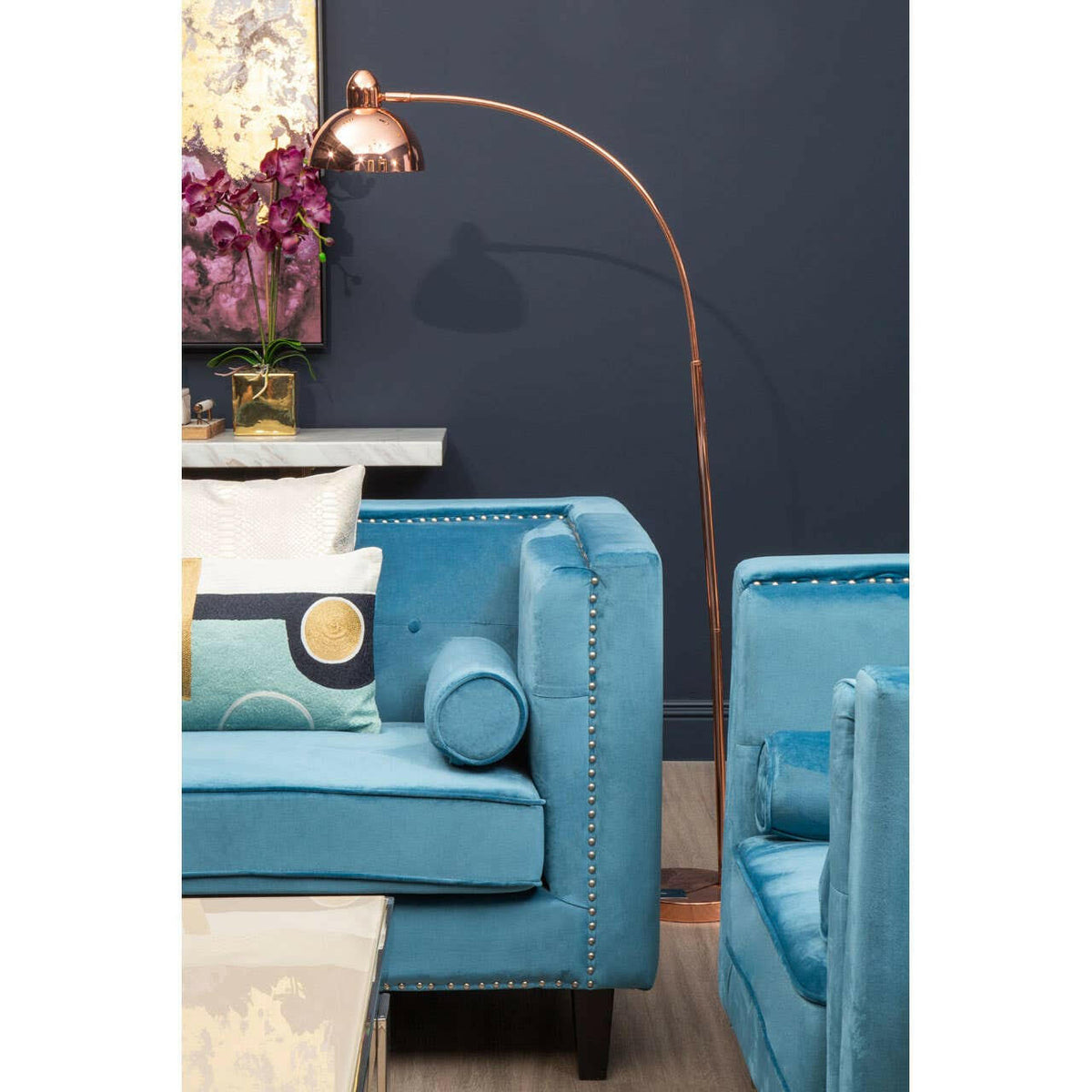 Calle Copper Floor Lamp.