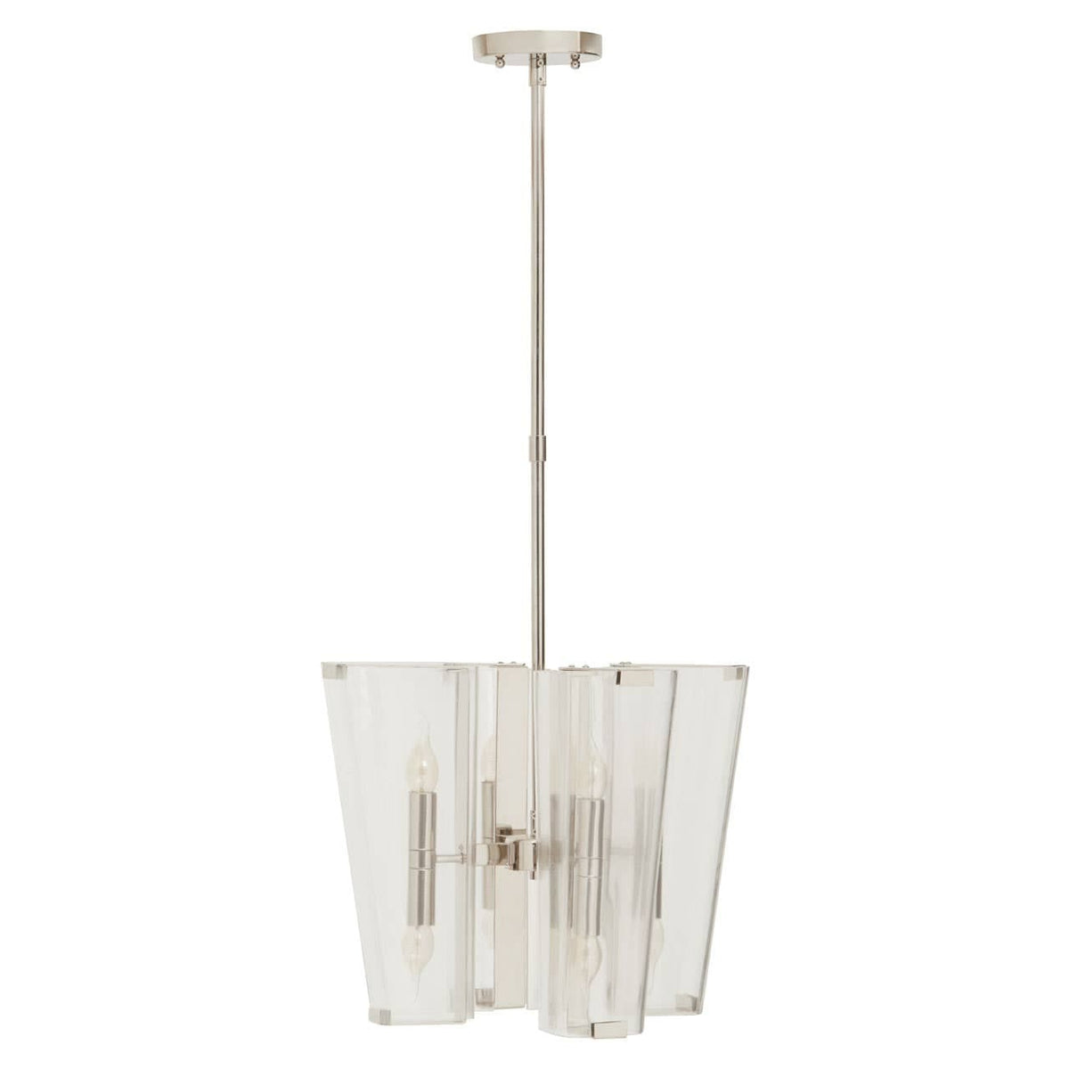 Celeste Nickel Finish Pendant Light.