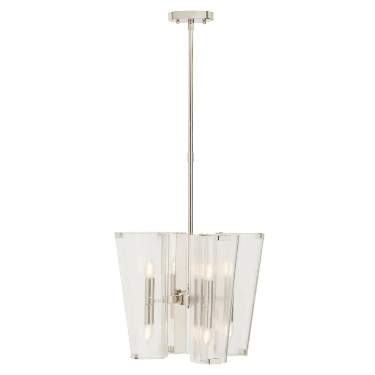 Celeste Nickel Finish Pendant Light.