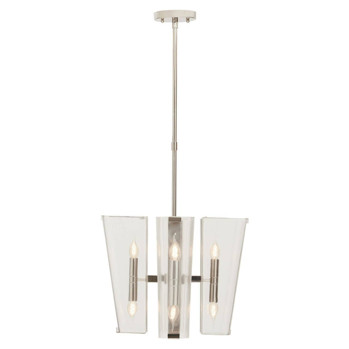 Celeste Nickel Finish Pendant Light.