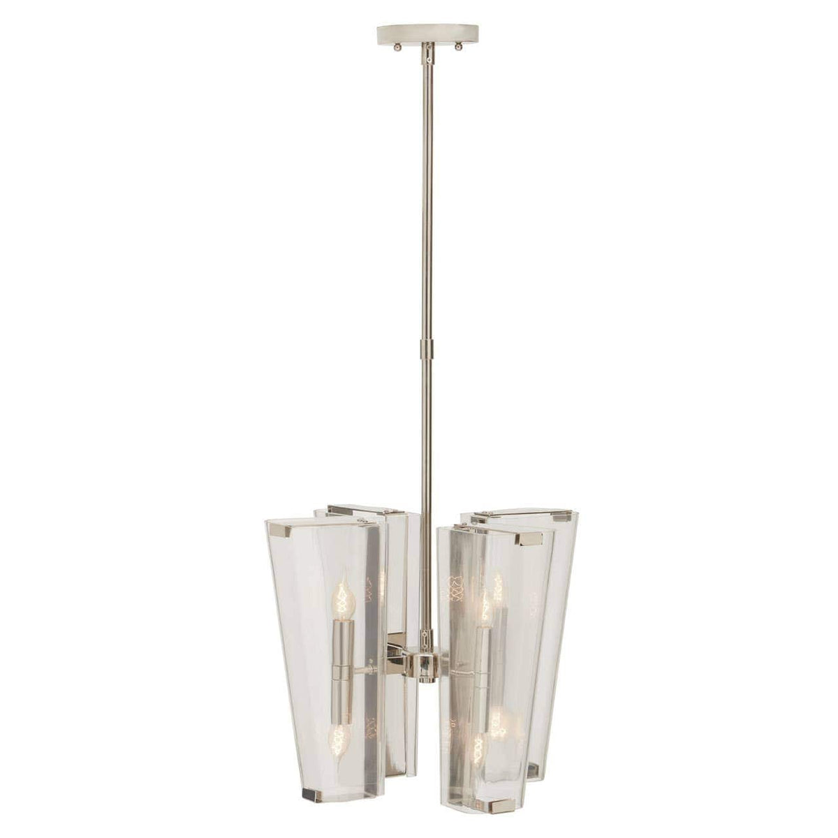 Celeste Nickel Finish Pendant Light.