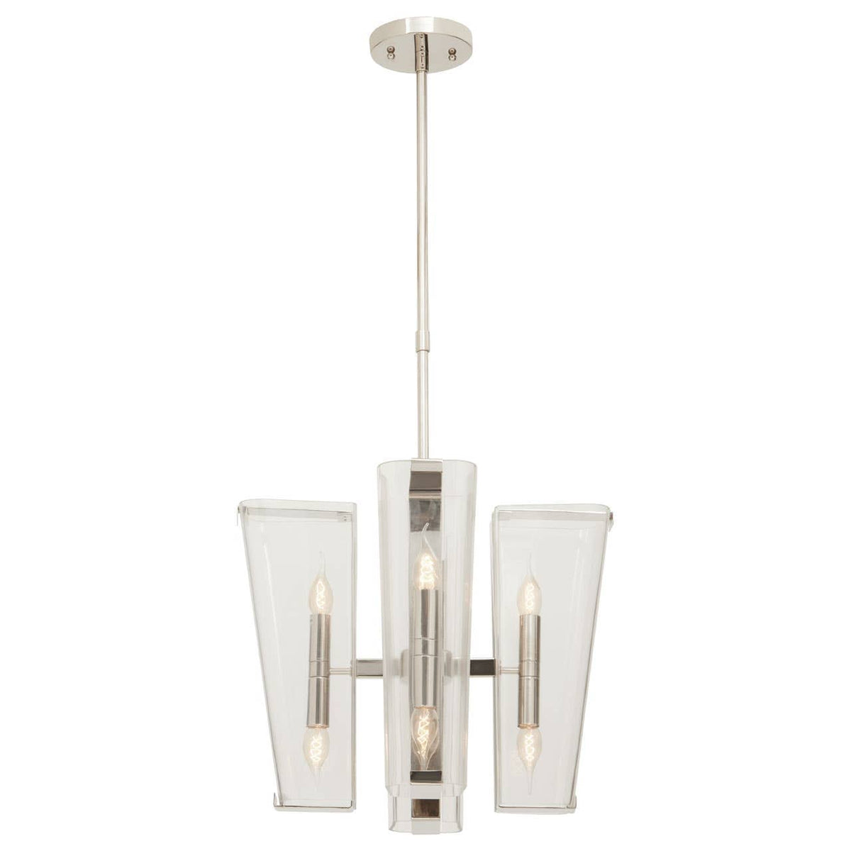 Celeste Nickel Finish Pendant Light.