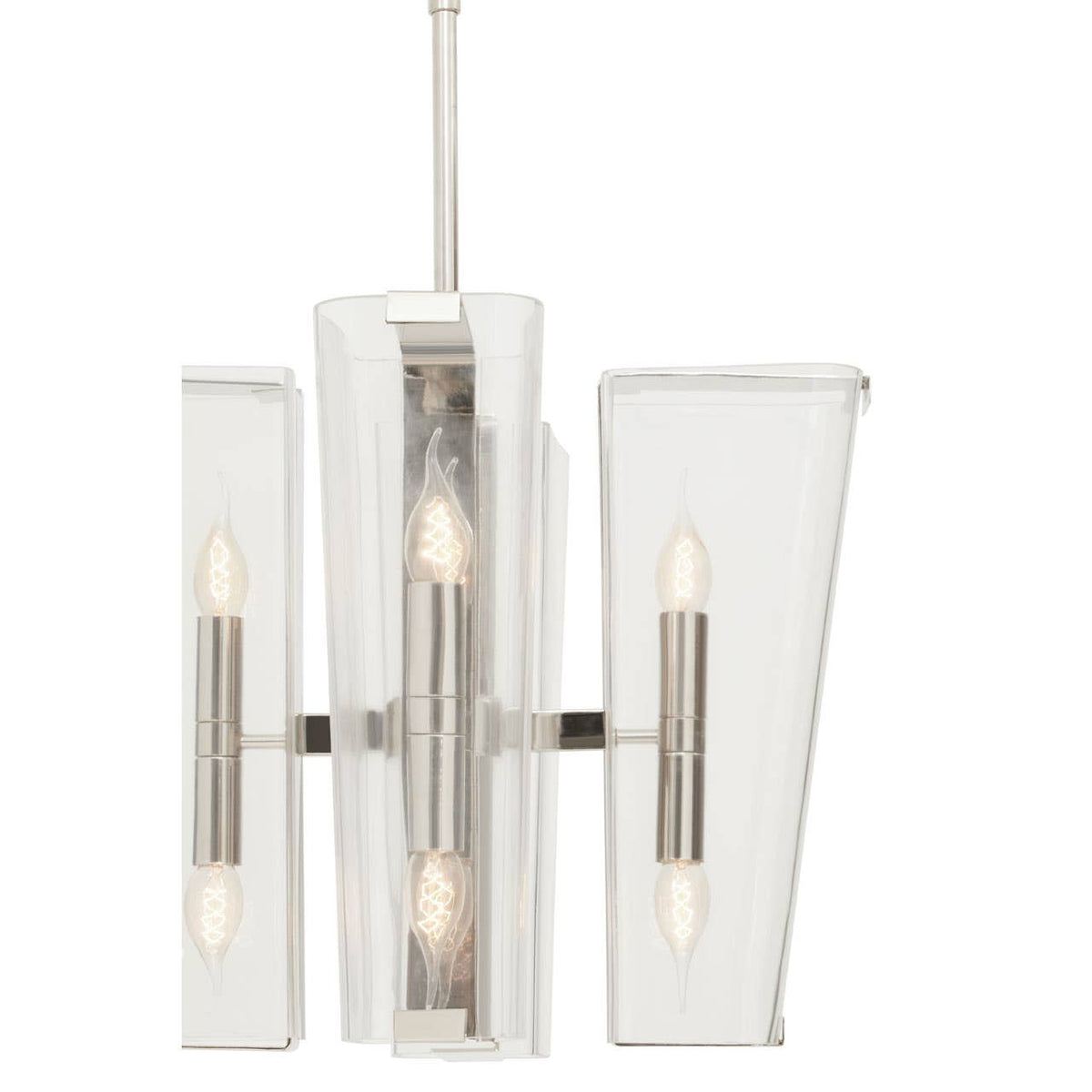 Celeste Nickel Finish Pendant Light.