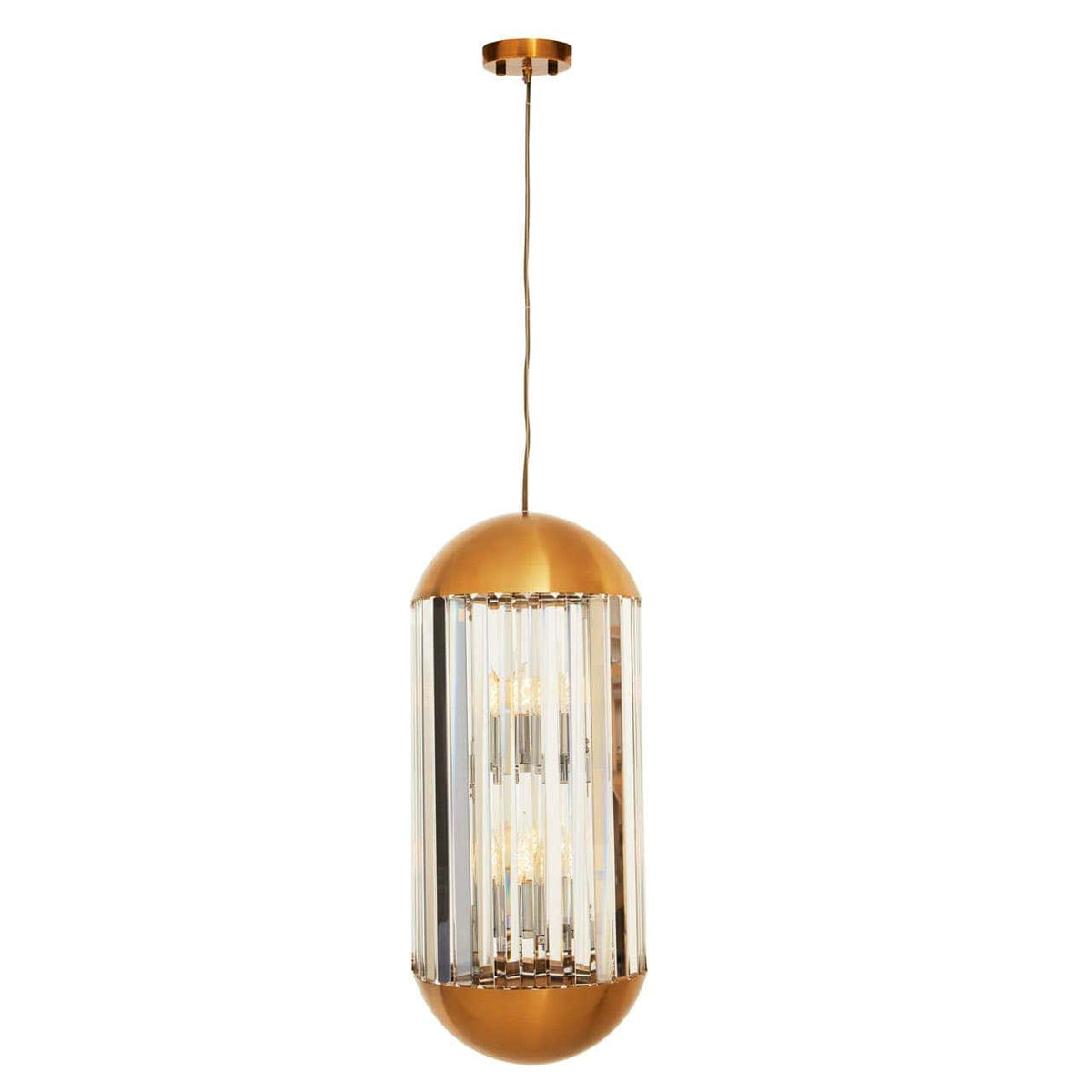 Chelsea Townhouse Bronze Finish 6 Bulb Pendant Light.