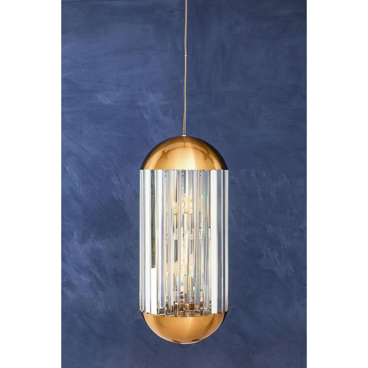 Chelsea Townhouse Bronze Finish 6 Bulb Pendant Light.
