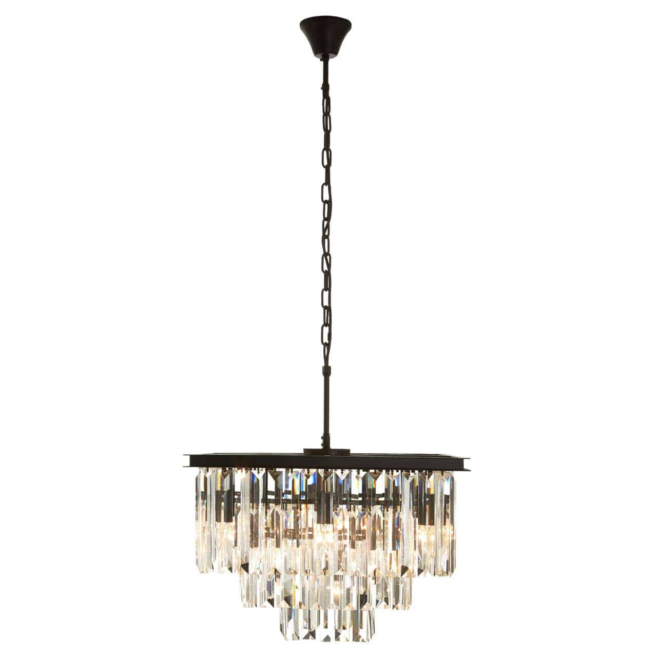 Noosa & Co. Lighting Chelsea Townhouse Multi Crystal Pendant Light House of Isabella UK