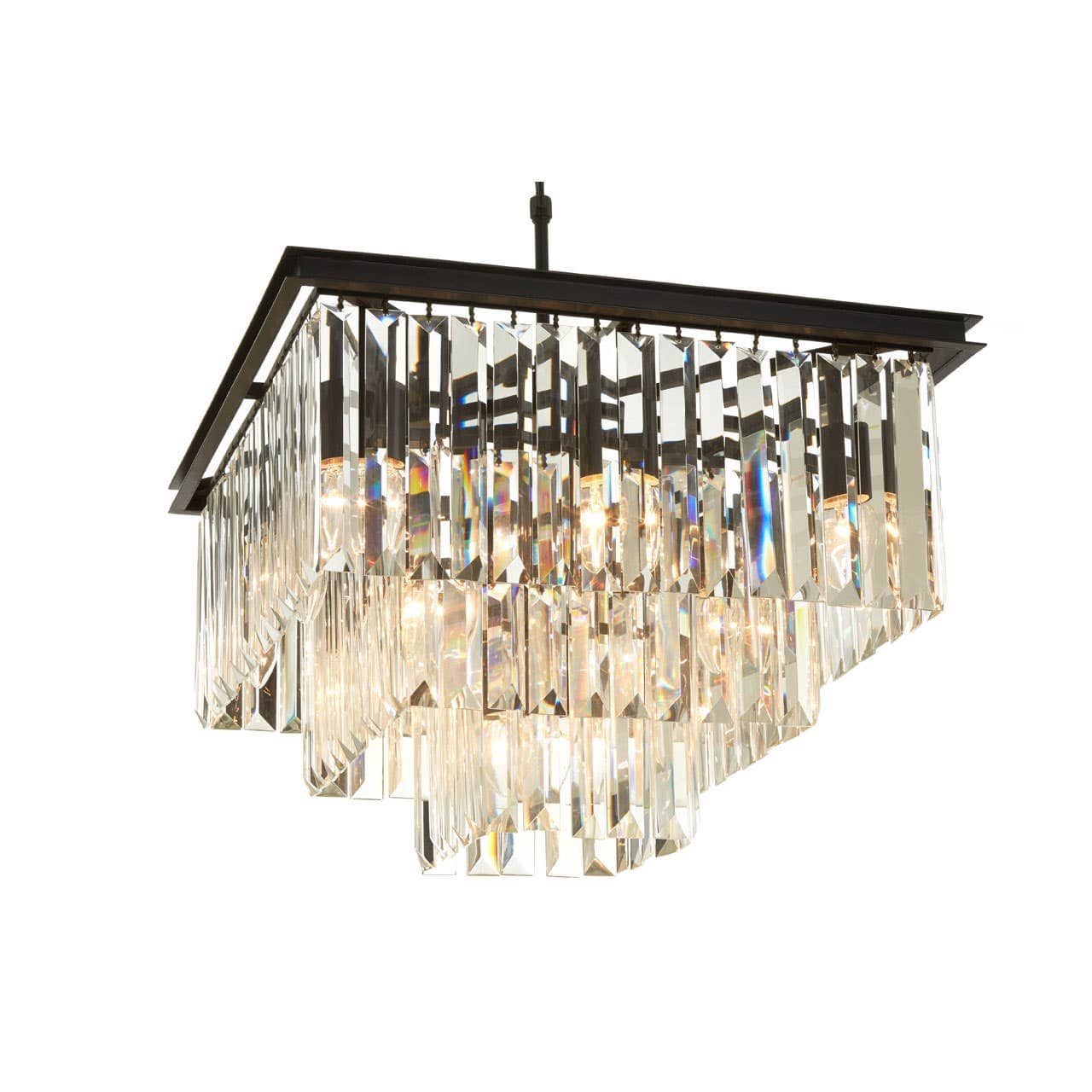 Noosa & Co. Lighting Chelsea Townhouse Multi Crystal Pendant Light House of Isabella UK