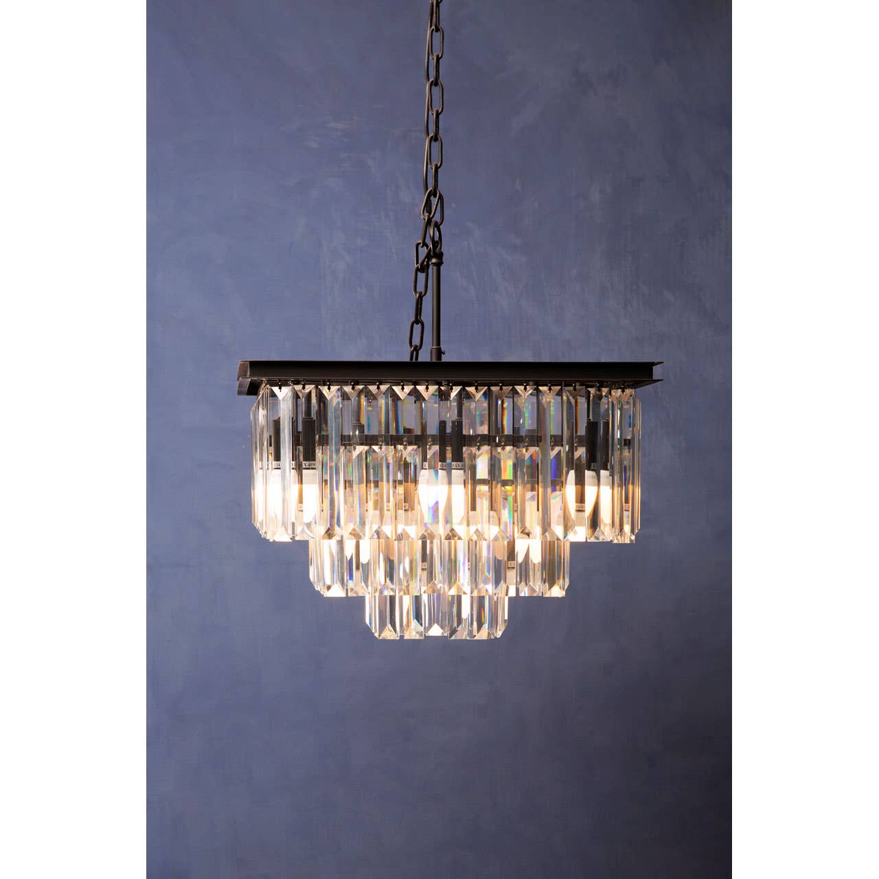 Noosa & Co. Lighting Chelsea Townhouse Multi Crystal Pendant Light House of Isabella UK