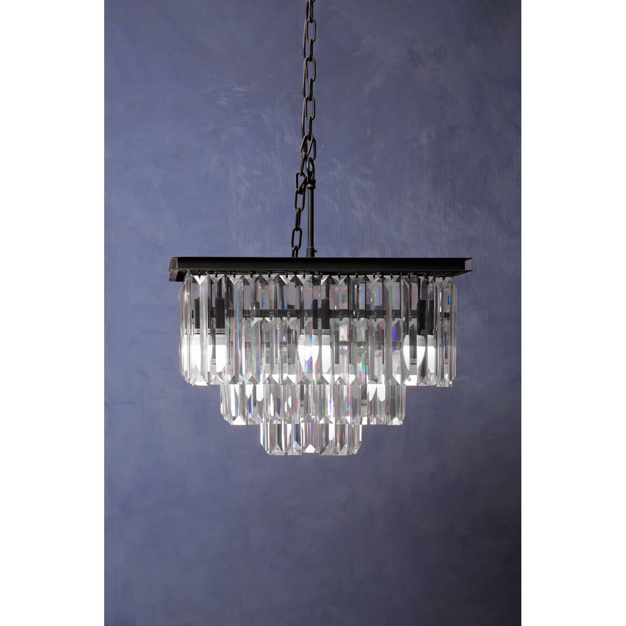 Noosa & Co. Lighting Chelsea Townhouse Multi Crystal Pendant Light House of Isabella UK