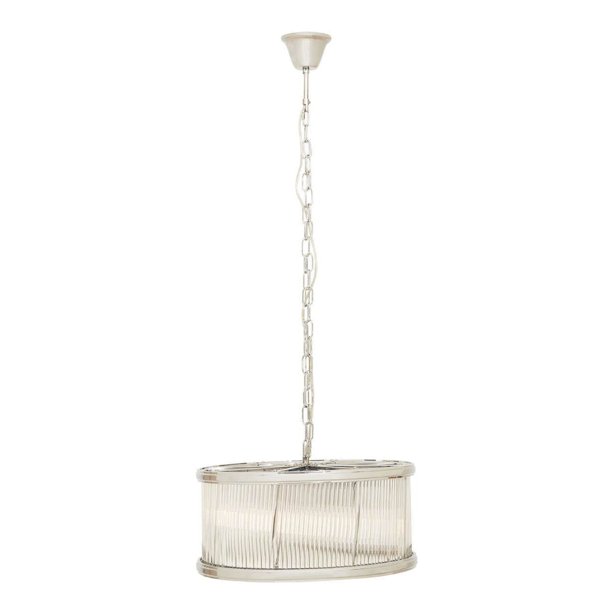 Chelsea Townhouse Nickel Pendant Light.