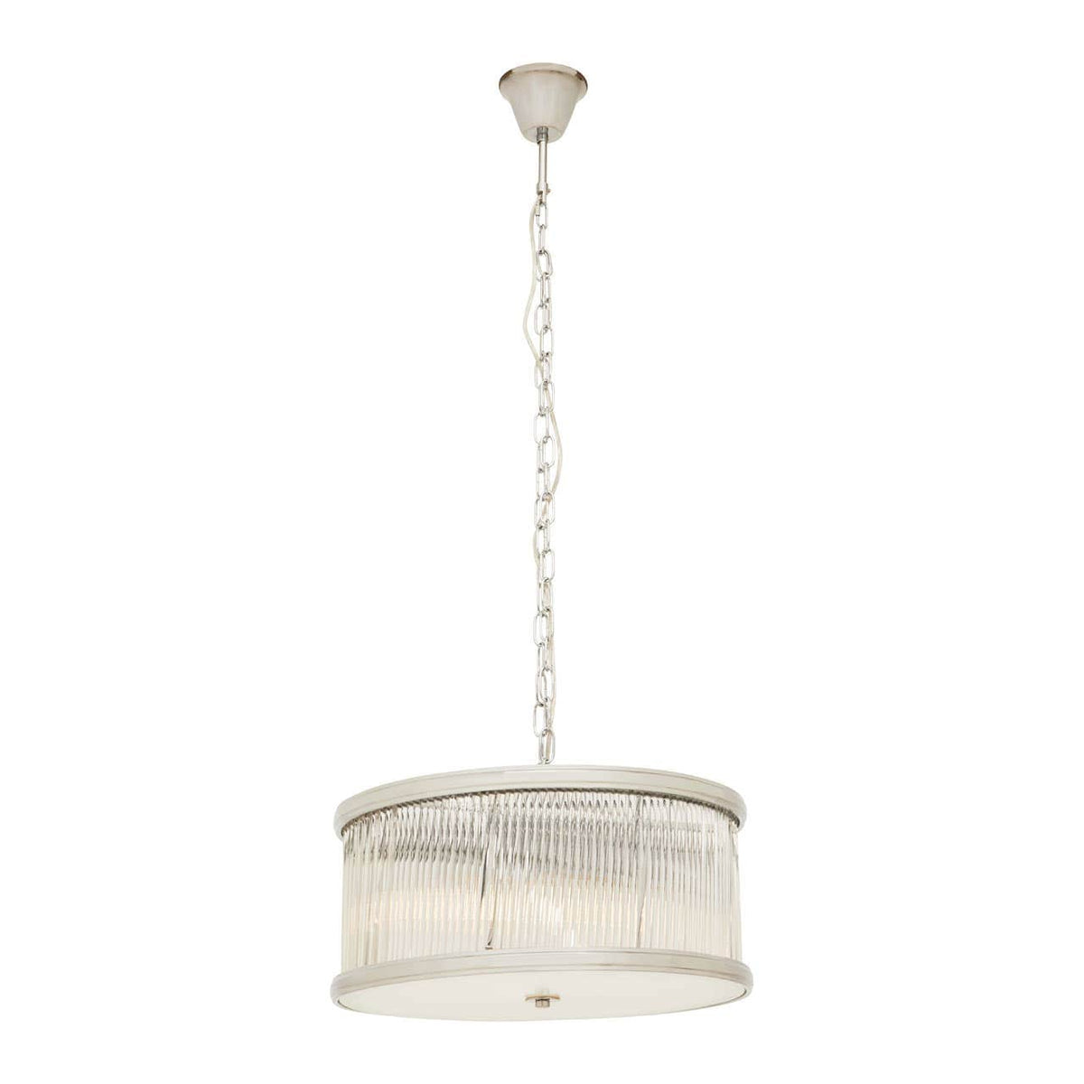 Chelsea Townhouse Nickel Pendant Light.