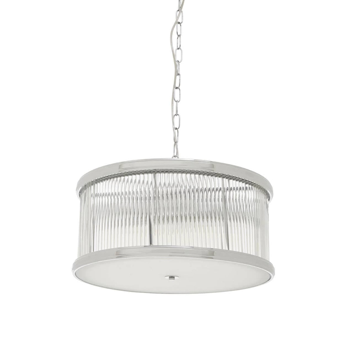 Chelsea Townhouse Nickel Pendant Light.