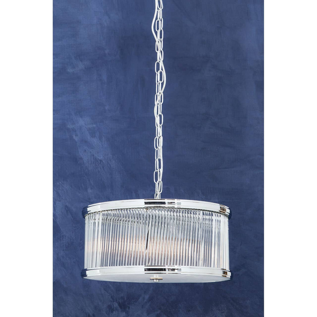 Chelsea Townhouse Nickel Pendant Light.