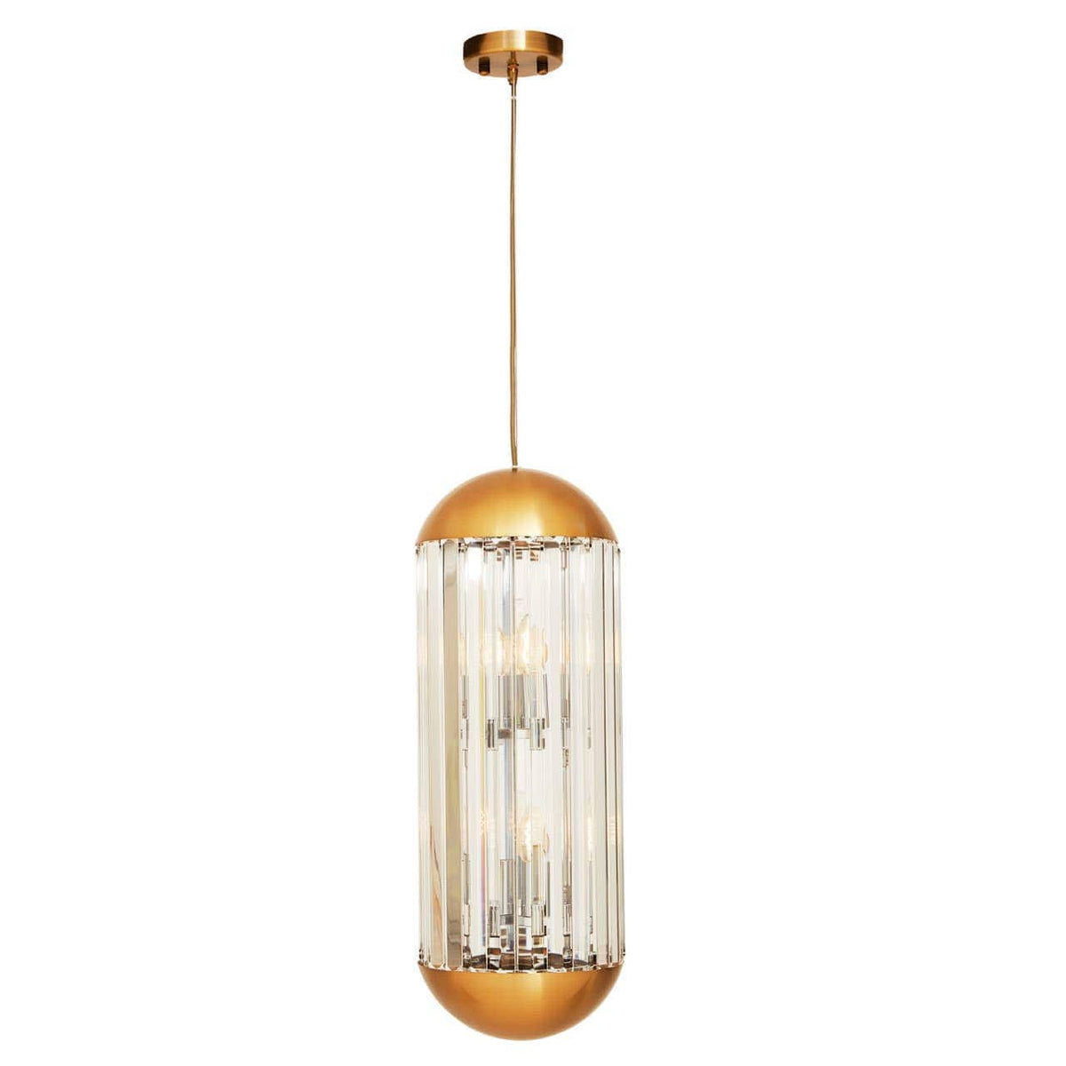 Chelsea Townhouse Six Bulb Small Pendant Light.