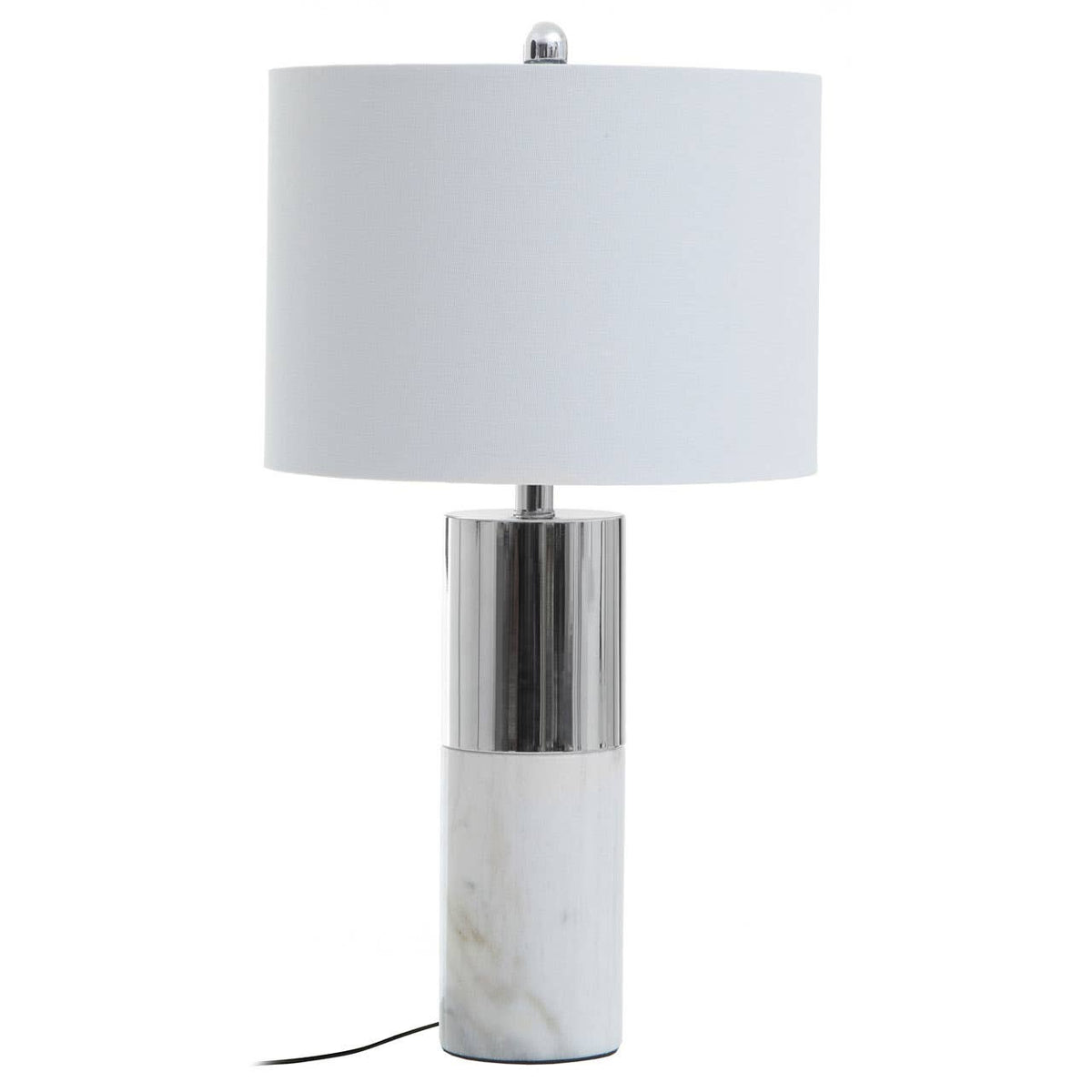 Eben Chrome Base Table Lamp.