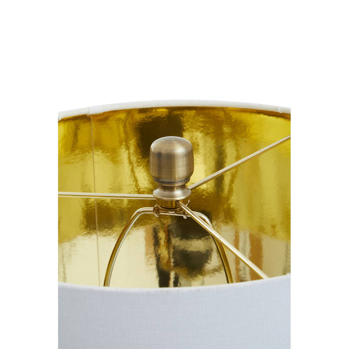 Ebony Table Lamp Chrome Base.