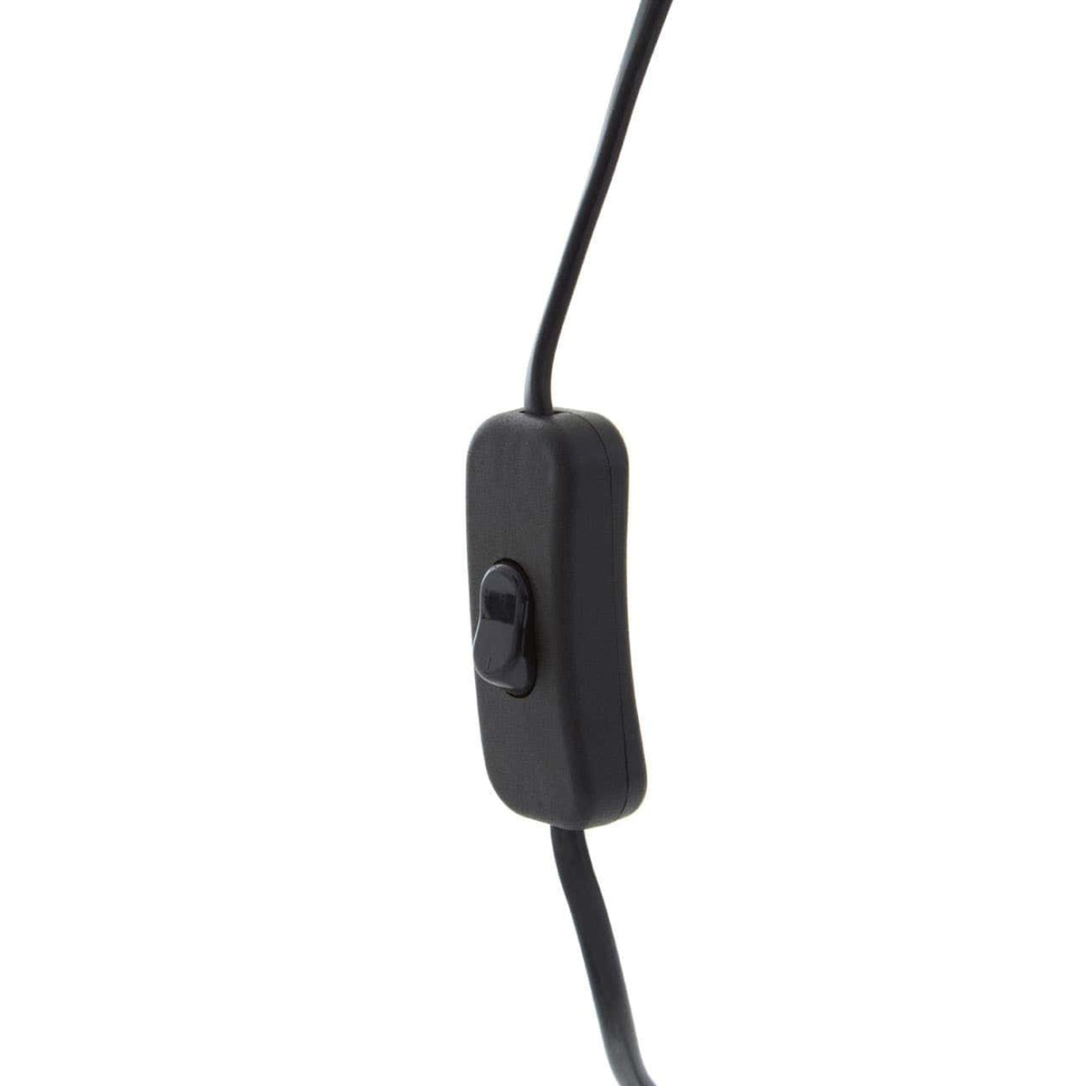 Ebony Table Lamp Chrome Base.