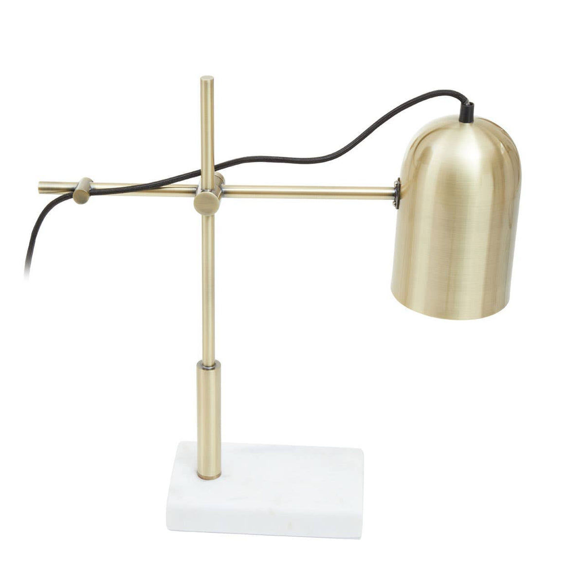 Equipoise Gold Shade Desk Lamp.