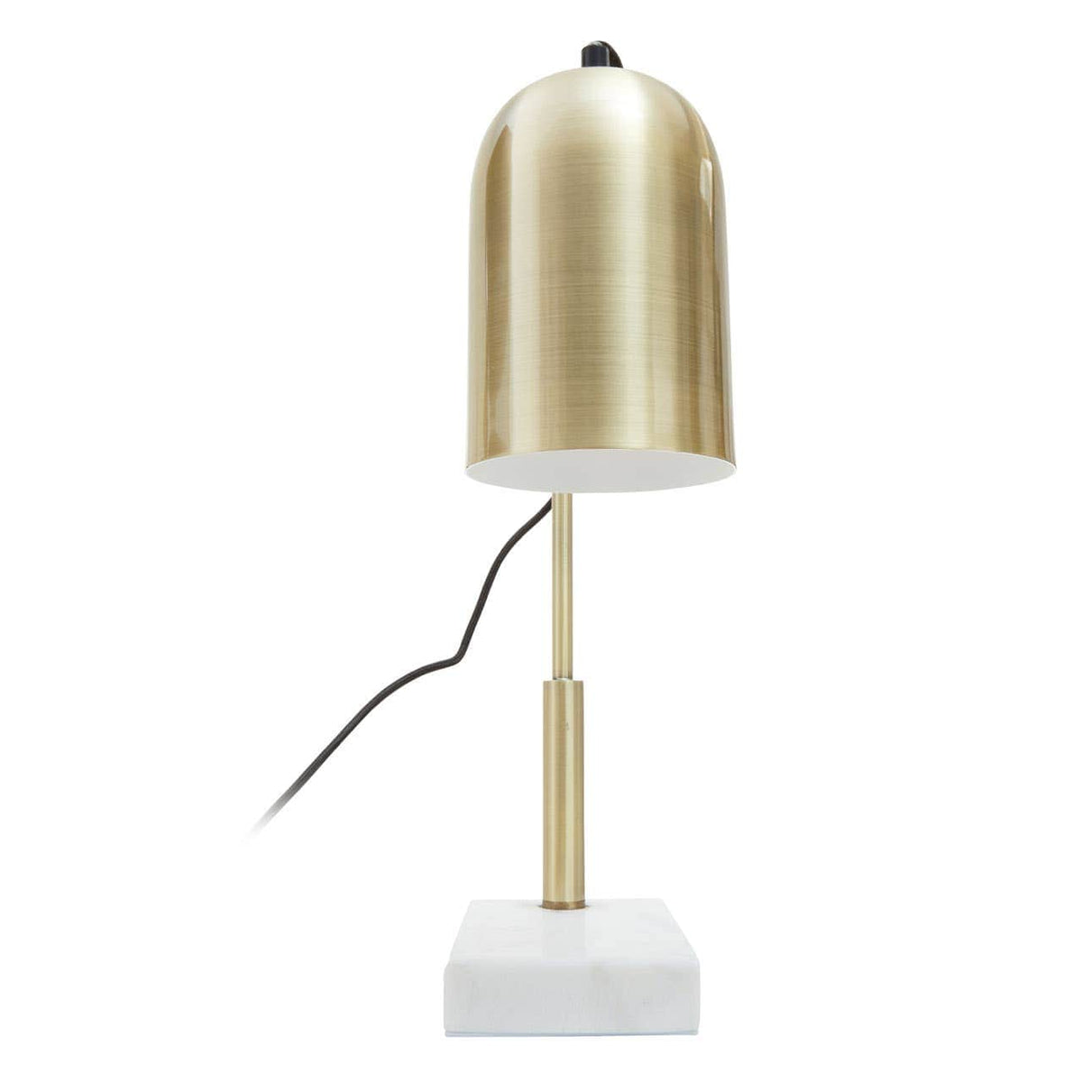 Equipoise Gold Shade Desk Lamp.