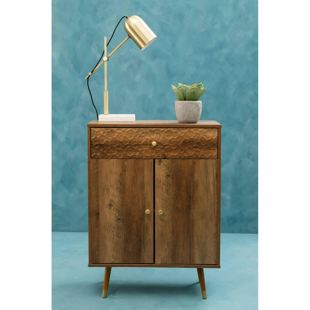 Equipoise Gold Shade Desk Lamp.