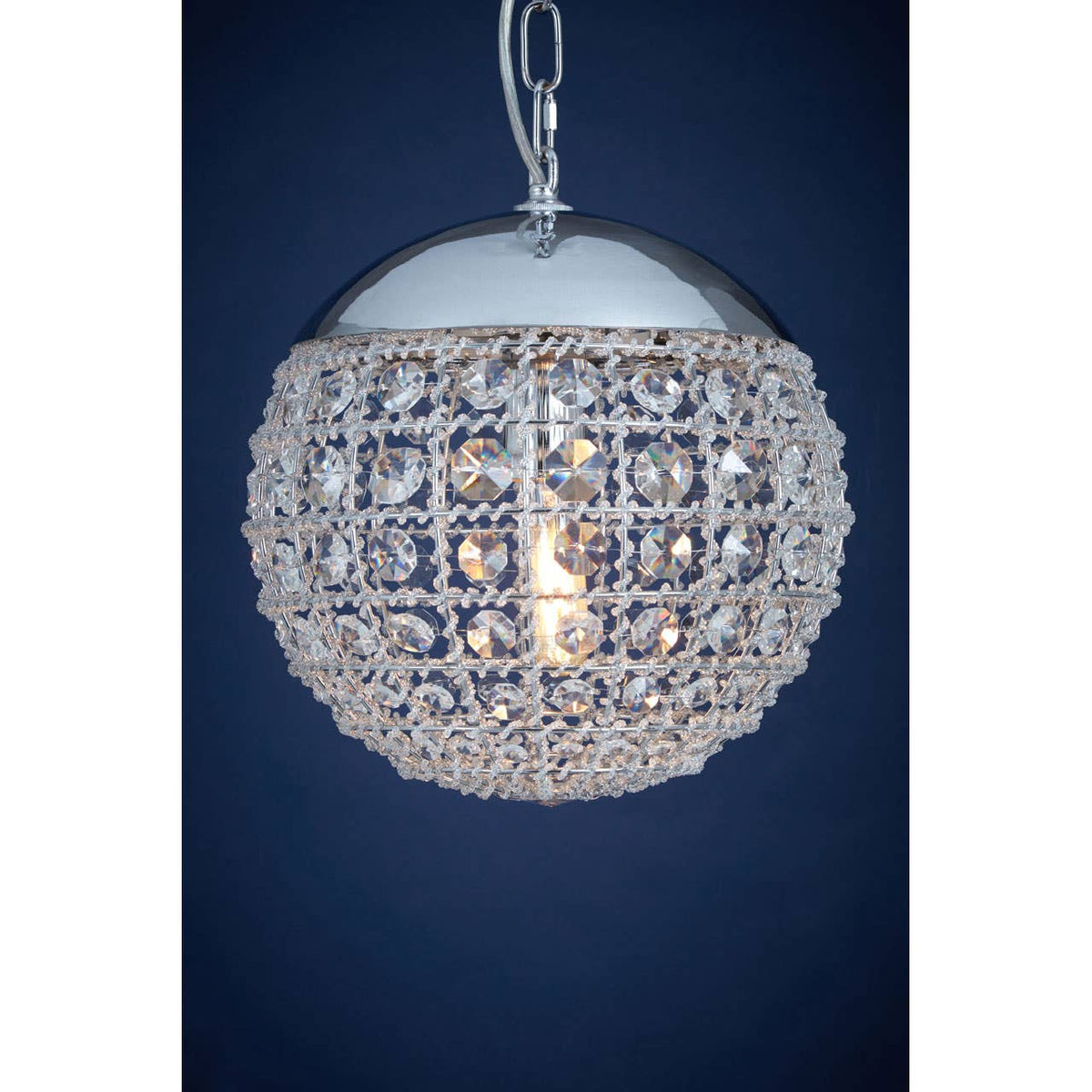 Fifty Five South Crystal Beads Pendant Light.