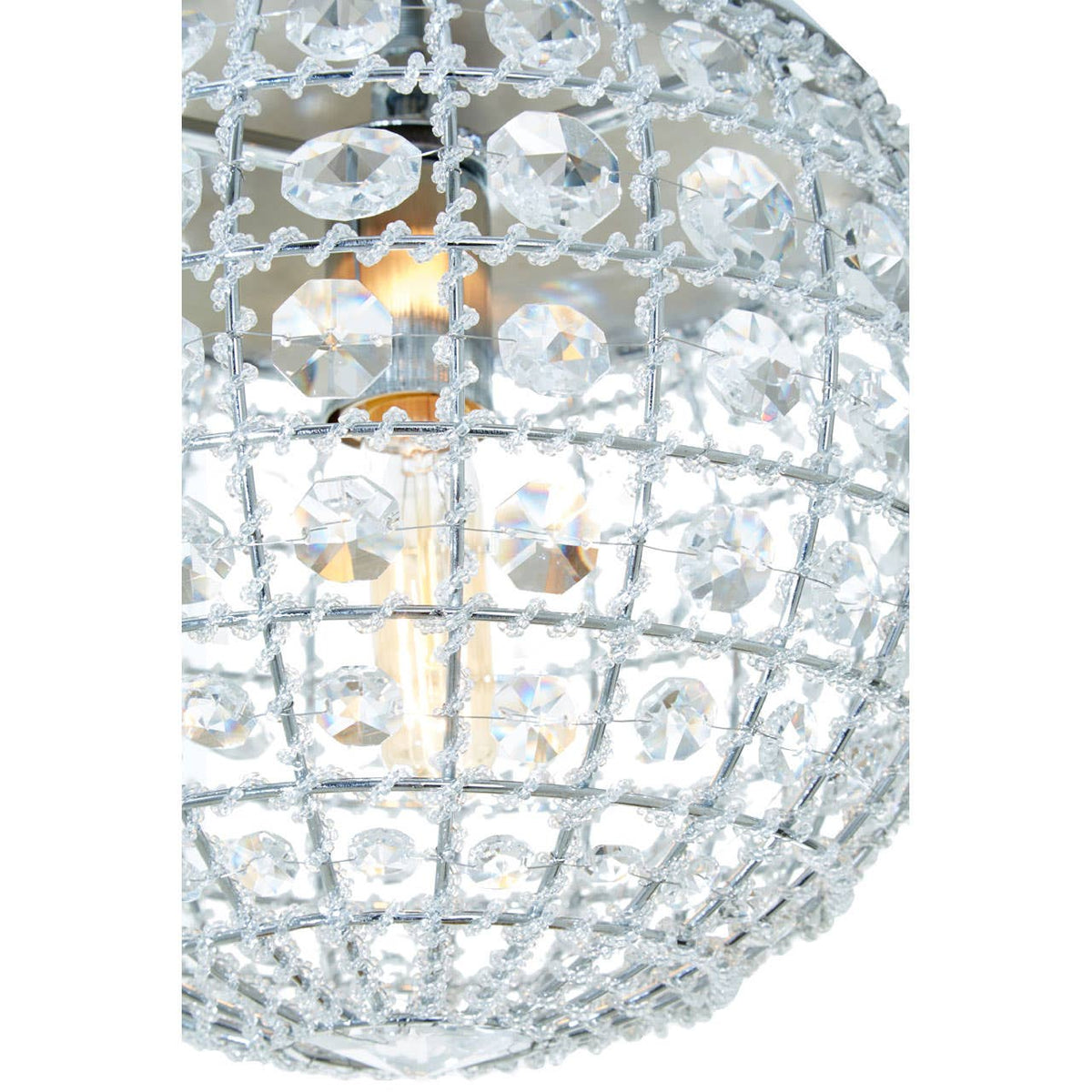 Fifty Five South Crystal Beads Pendant Light.