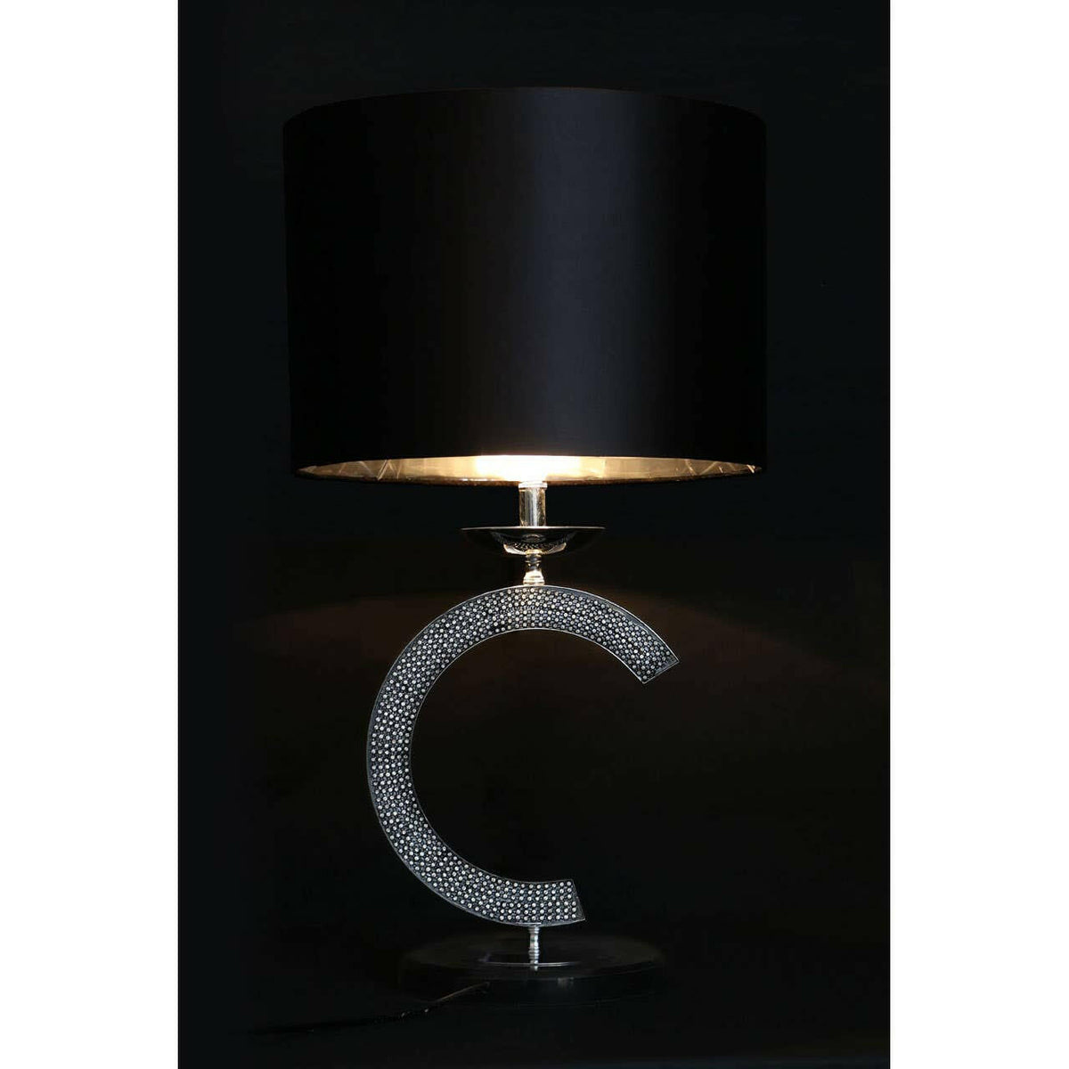 Glittering C Table Lamp.