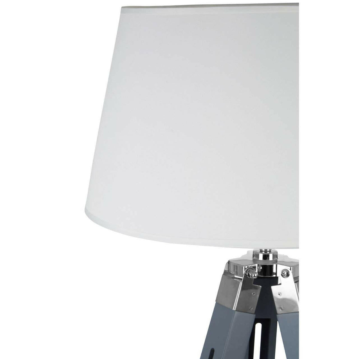 Grey Bailey Tripod Floor Lamp - 144Cm.