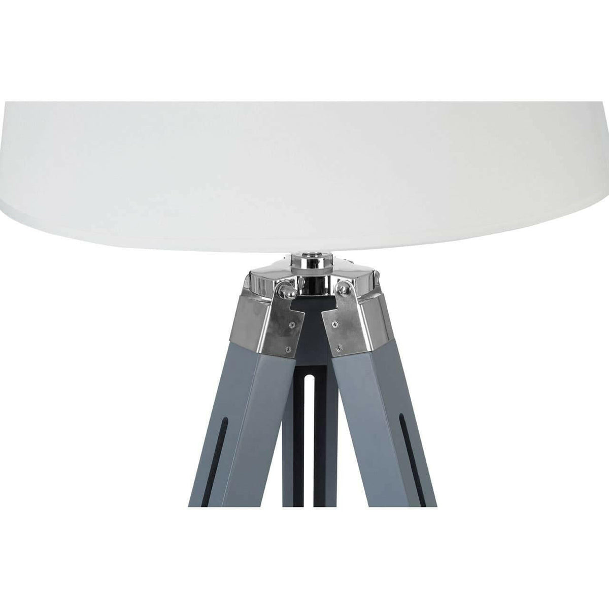 Grey Bailey Tripod Floor Lamp - 144Cm.