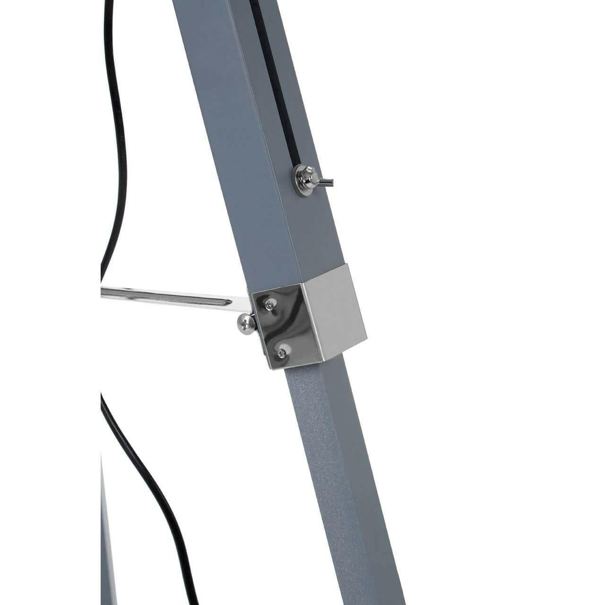 Grey Bailey Tripod Floor Lamp - 144Cm.