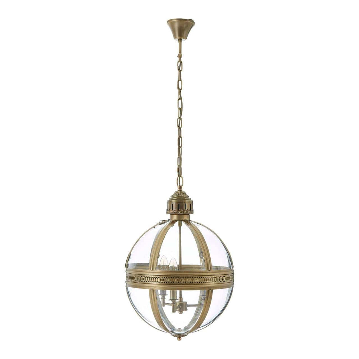 Hampstead Brass Finish Pendant Light.