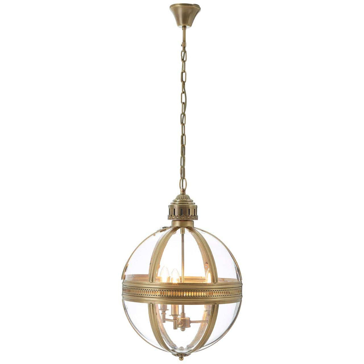 Hampstead Brass Finish Pendant Light.