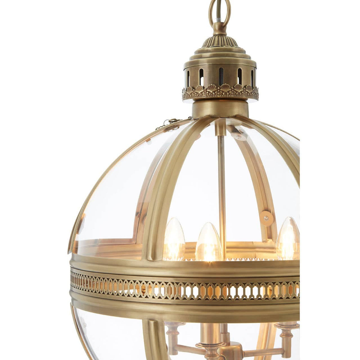 Hampstead Brass Finish Pendant Light.