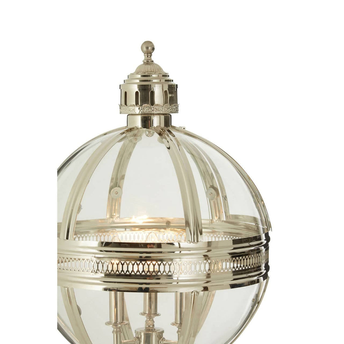 Hampstead Nickel Finish Table Lamp.