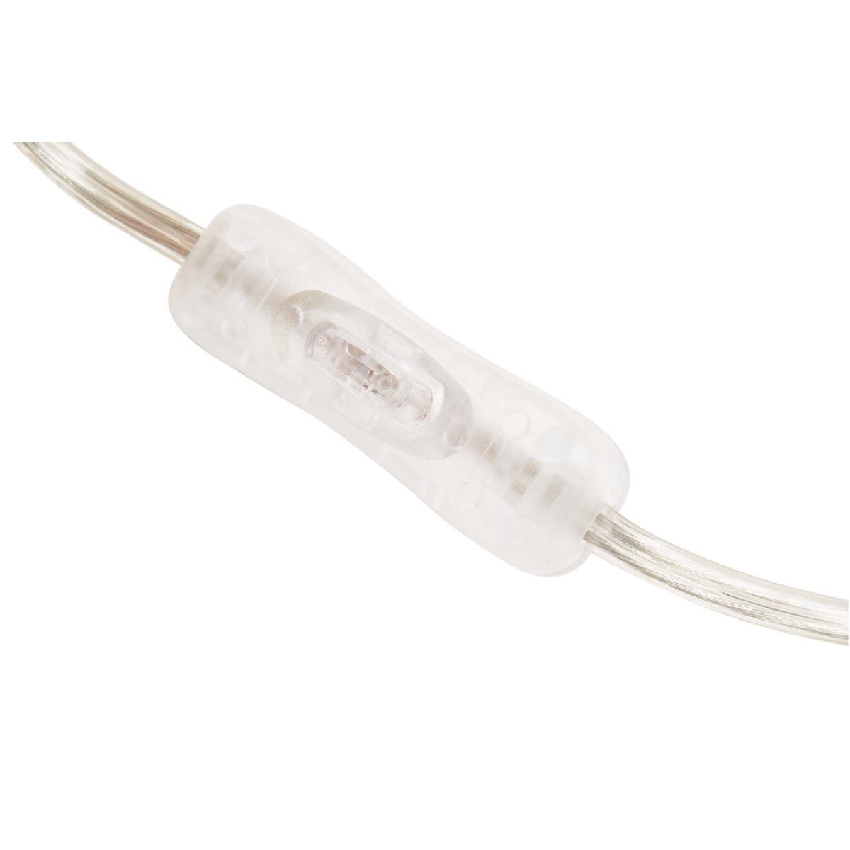 Helvetia Clear Crystal Table Lamp With Chrome Base.