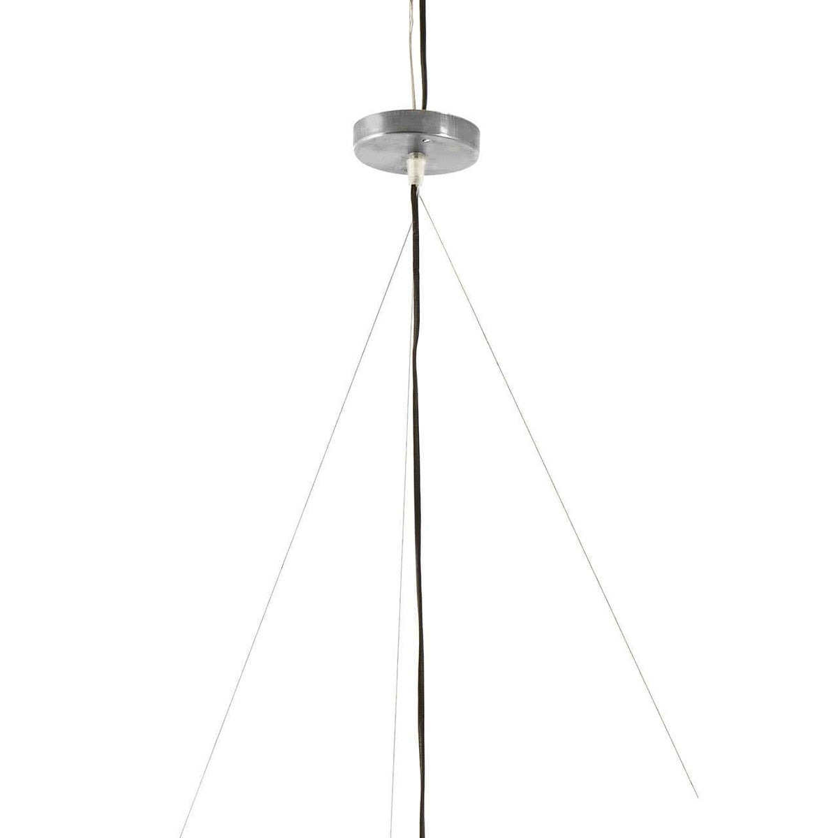 Hestina Cream Leather Ceiling Light.